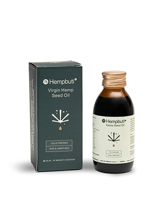 Hempbuti Virgin Hemp Seed Oil 125 ml | A Must For Healthy Heart