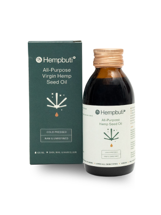 Hempbuti All-Purpose Virgin Hemp Seed Oil 125 ml | Get That Added Boost For Skin, Hair & Nails