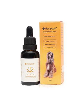Hempbuti Over-Parent Supplement Drops (For Large Pets) 30 ml | A Complete Support for Your Furry Friend!