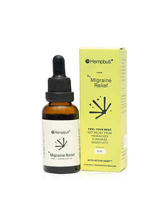 Hempbuti Rx Migraine Aid 30 ml | Get Instant Natural Relief from Migraine Related Concerns