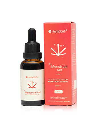 Hempbuti Rx Menstrual Aid 30 ml | Your Ultimate Friend to Help You Ease Monthly Cycle in Women